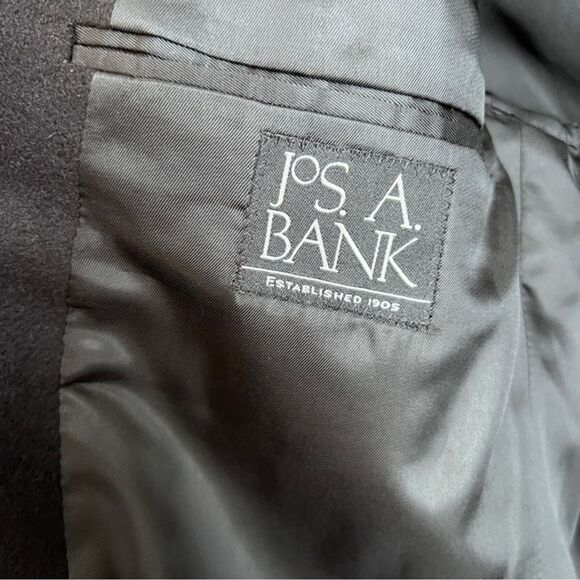 Jos. A. BANK Mens Black 100% CAMELHAIR Lined Blazer Jacket size 42LG - Picture 12 of 13